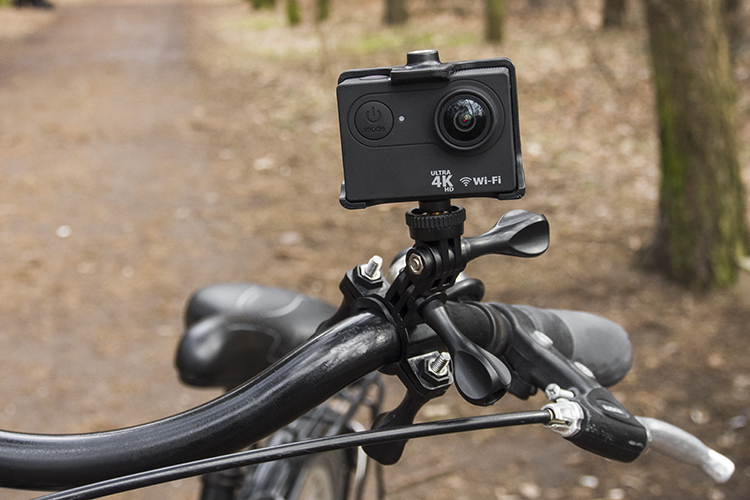 kamery sportowe test forever sc-400 mocowanie rowerowe
