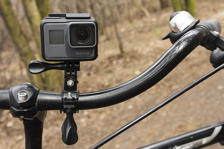 kamery sportowe test gopro hero 5 mocowanie rowerowe