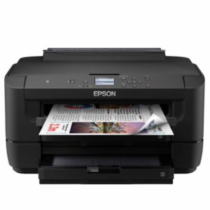 Urządzenia takie jak Epson WF-7210DTW łączą w sobie drukarkę, skaner, kopiarkę i faks.