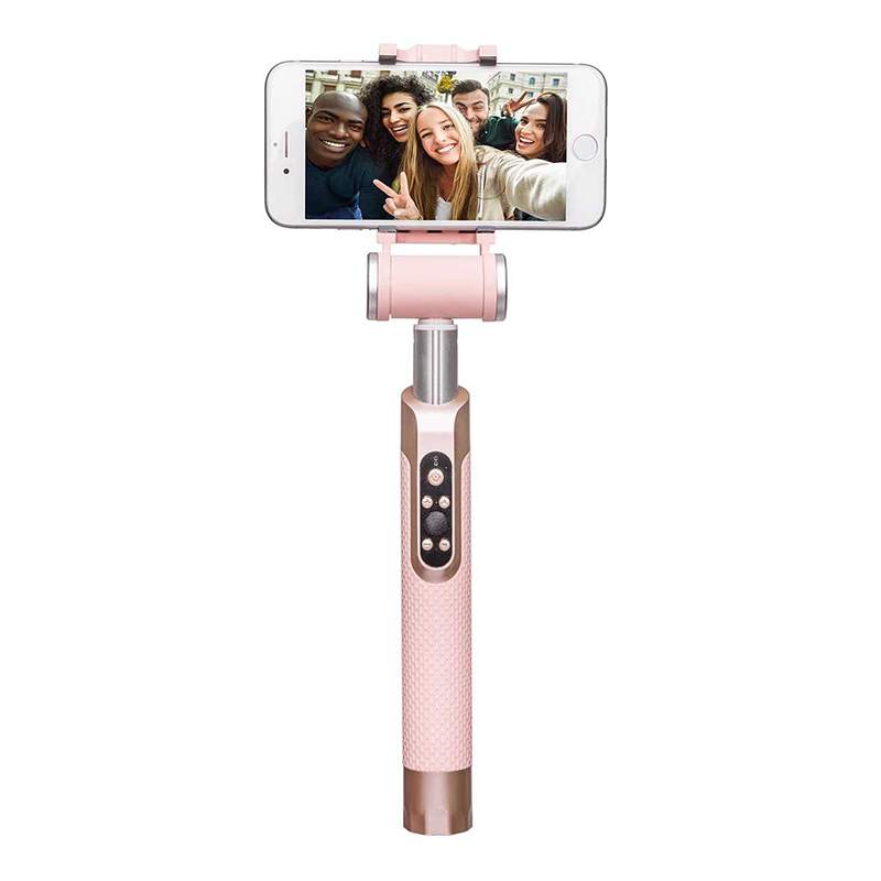 Inteligentny kijek do selfie Pictar Millenial Pink ma najbardziej zazaawansowaną aplikację z wymienionych w tym artykule. Wykonany jest z trwałego materiału a do tego można wybrać jeden z 3 modnych kolorów. Użytkownikom szczególnie przypadł do gustu pudrowy róż. Bezprzewodowa łączność oparta o ultradźwięki pozwala na lepszą komunikację urządzenia z telefonem.